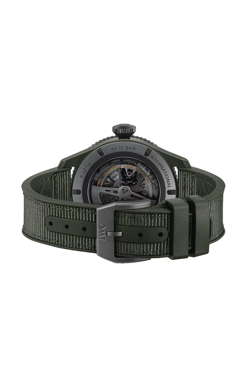 Пилотские часы TimeZoner Top Gun Woodland - IW395601 IWC SCHAFFHAUSEN, серебряный — фото 3