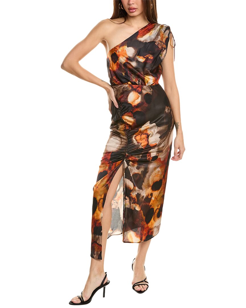 

AllSaints Laura Mars платье макси из смесового шелка All Saints, коричневый