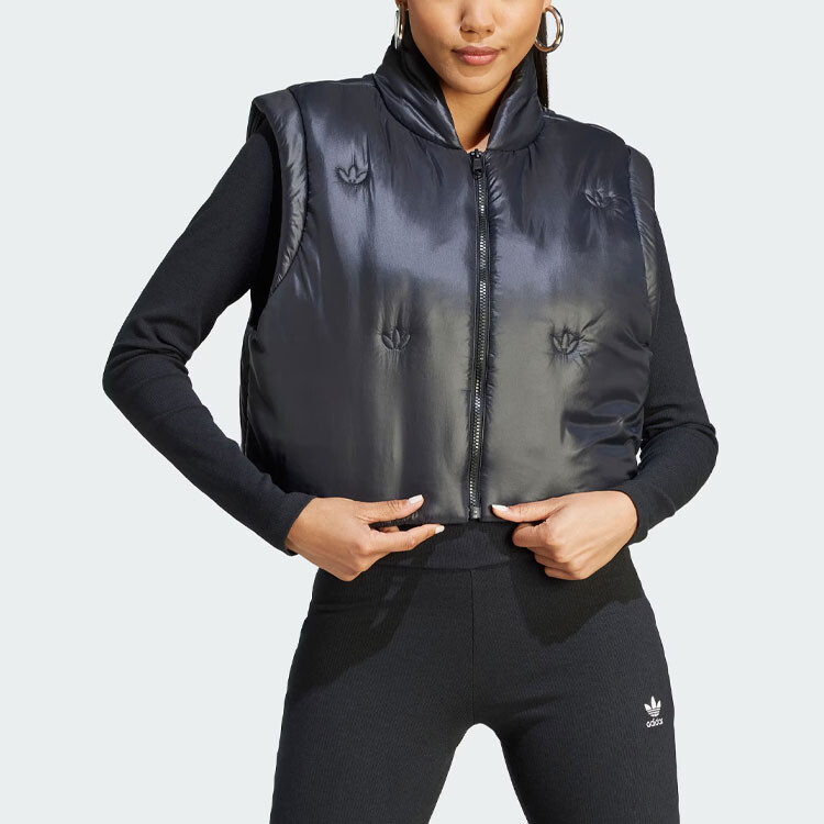 Жилет женский Adidas Originals, черный — фото 2