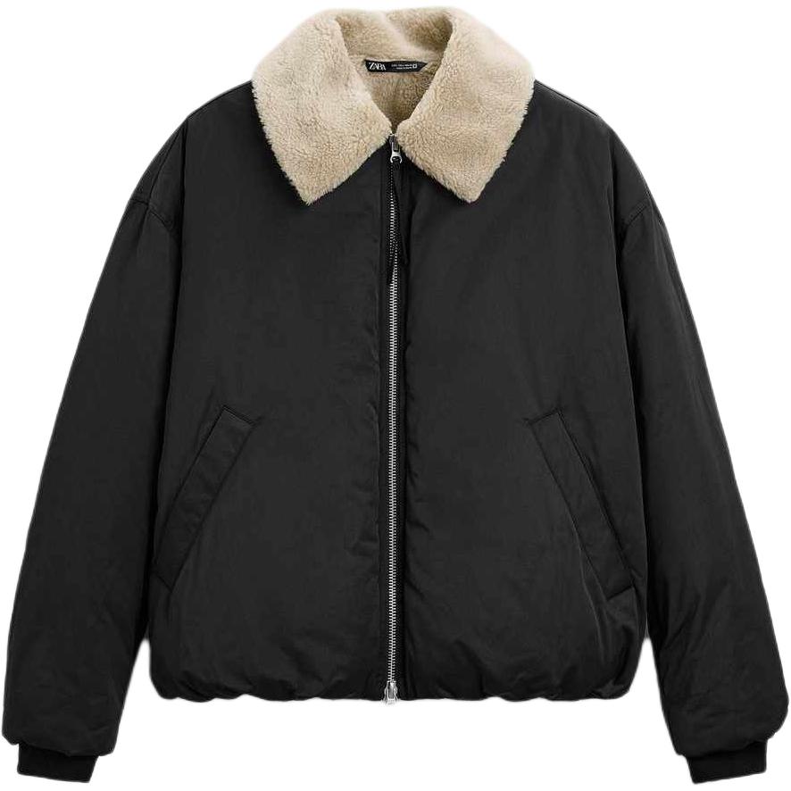 

ZARA Куртка мужская черная, Black