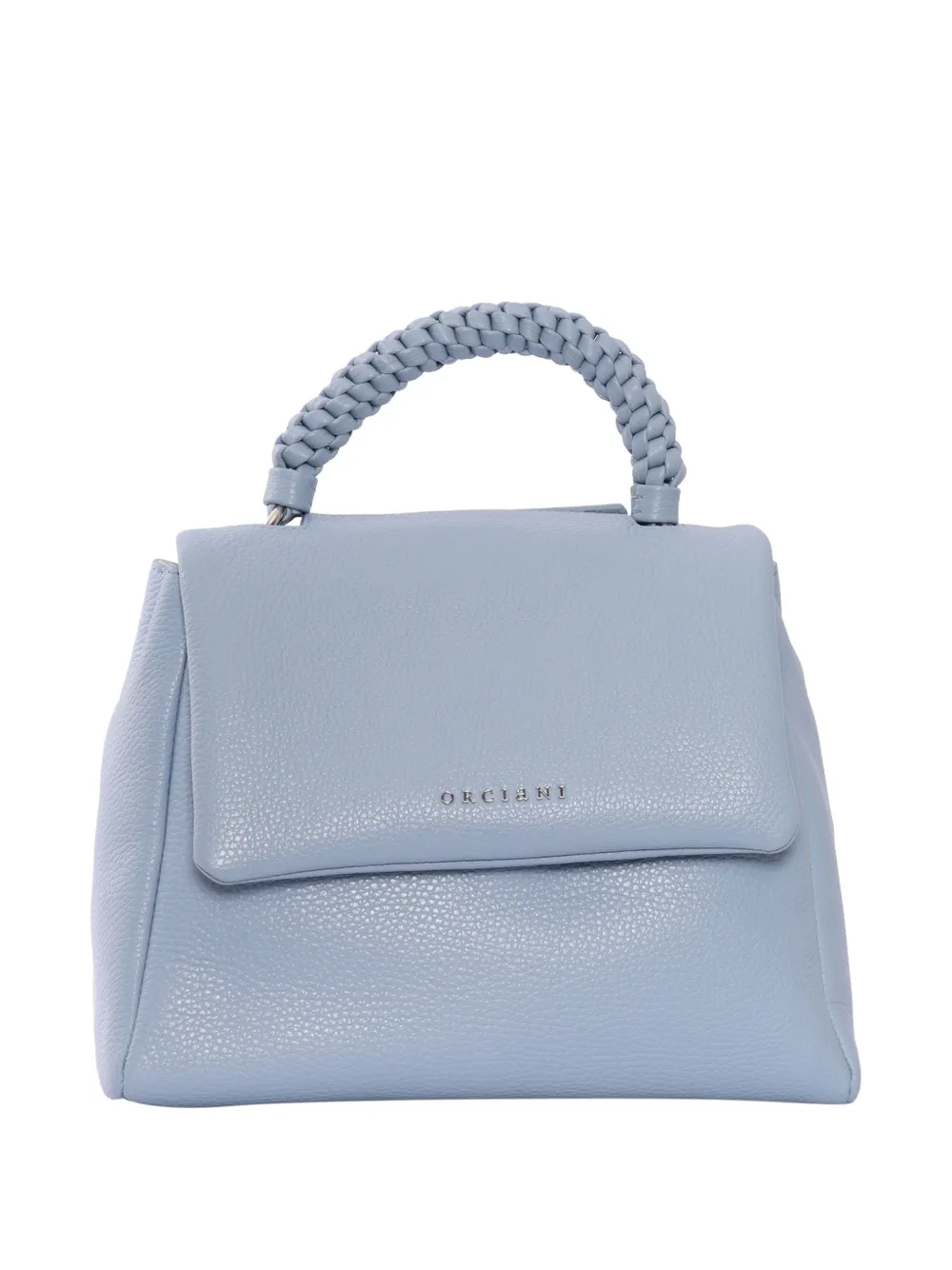 

Маленькая сумка-тоут Sveva Sense с плетеной ручкой Scooby Orciani, синий