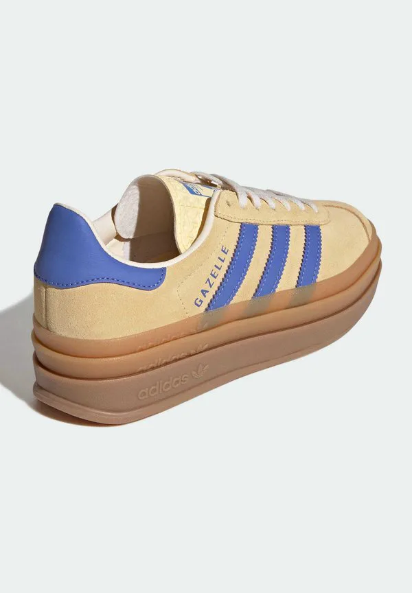 Кроссовки gazelle bold унисекс Adidas Originals, Orange Tint Real Lilac White — фото 4