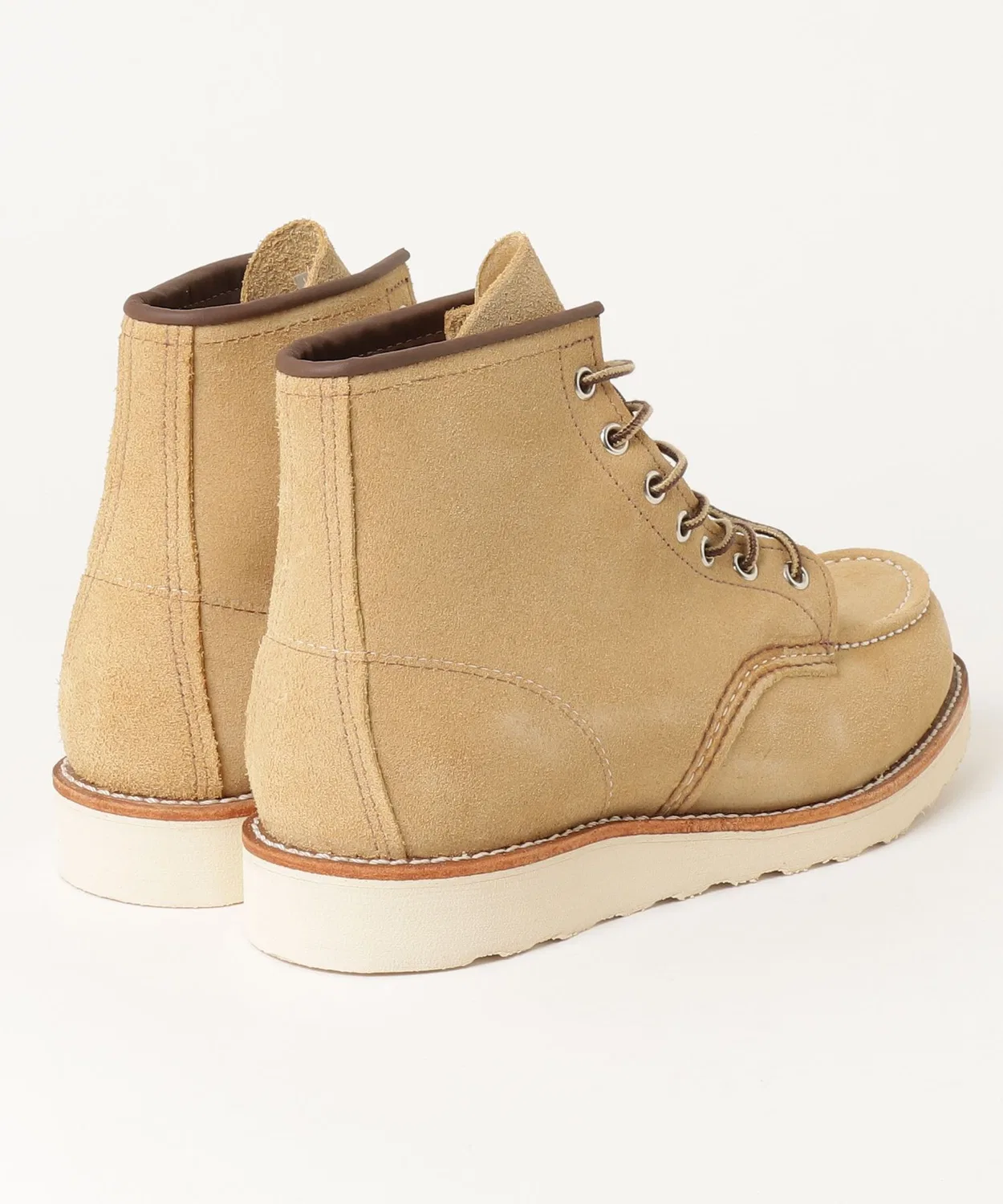 Ботинки 6-дюймовые Classic Moc Red Wing 8833 из бежевой кожи Hawthorne Abilene — фото 2