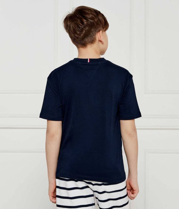 Базовая футболка Regular fit Tommy Hilfiger, синий — фото 3