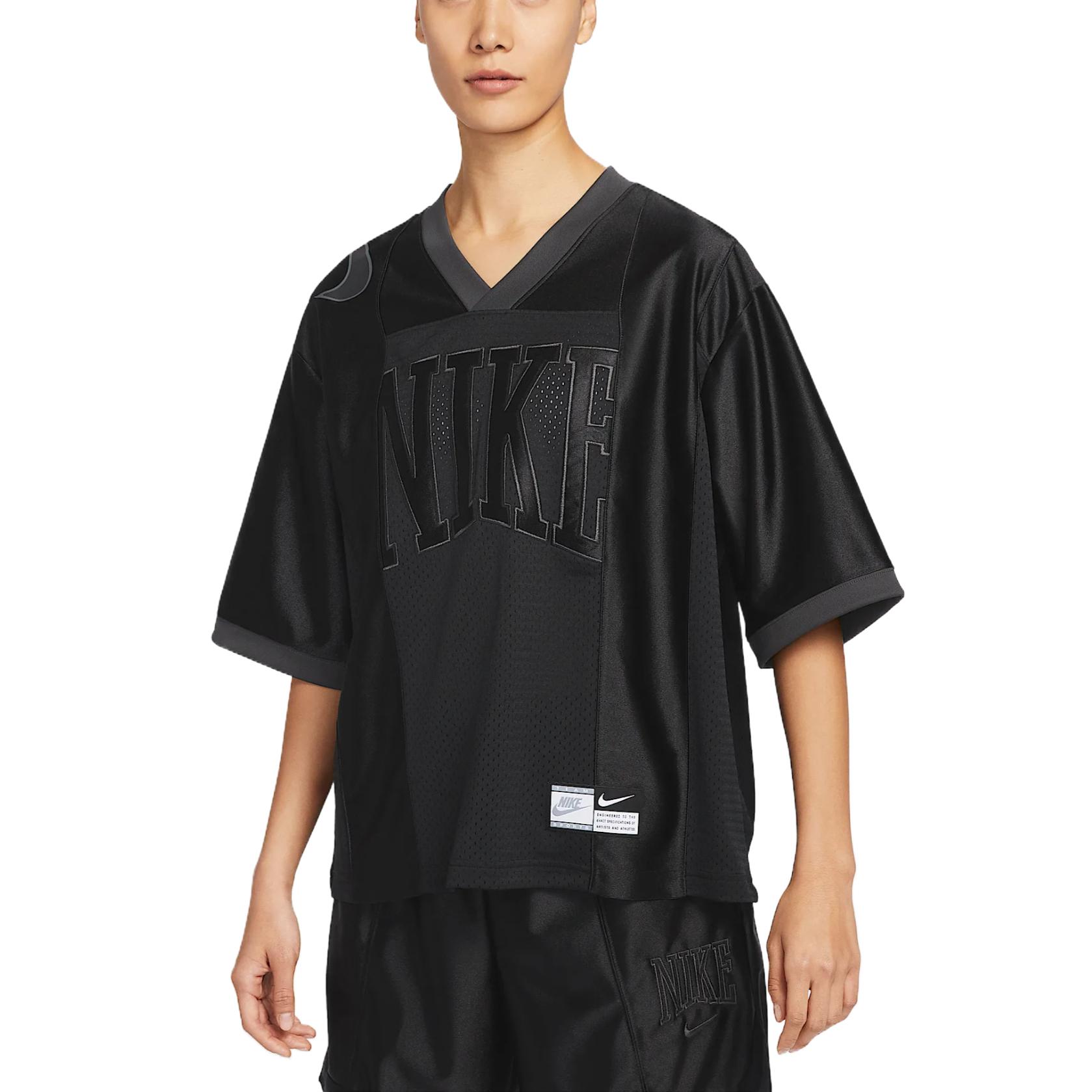 Рубашка Mesh panelled Jersey Nike, черный