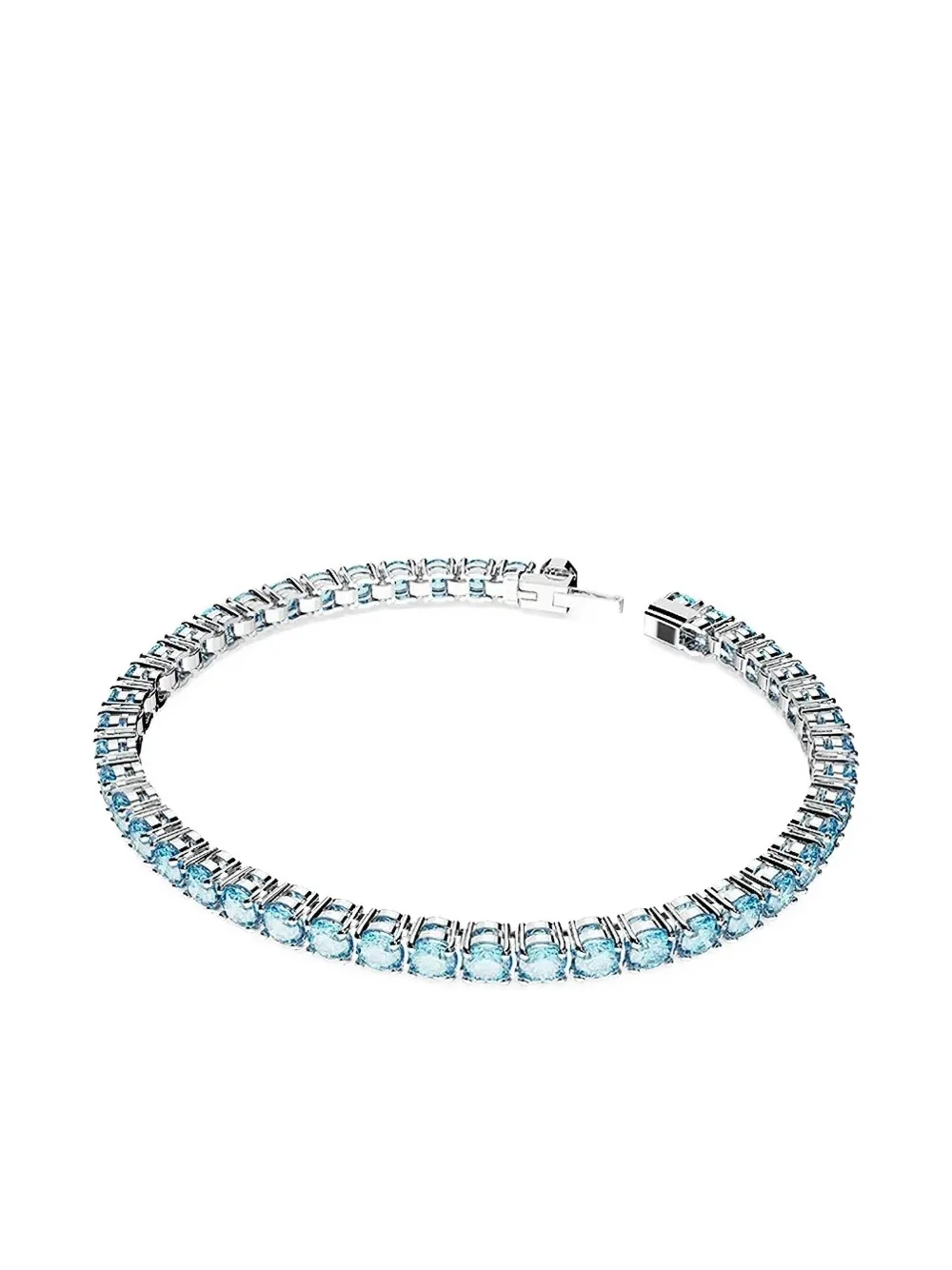 

Теннисный браслет Swarovski, серебряный