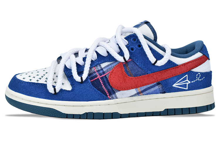 

Кроссовки Nike Dunk Skateboarding Shoes Men Low-top Blue, цвет Dodger Blue