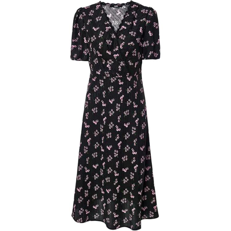 

Платье с короткими рукавами KARL LAGERFELD KARL LAGERFELD / Karl Lagerfeld Jeans, черный