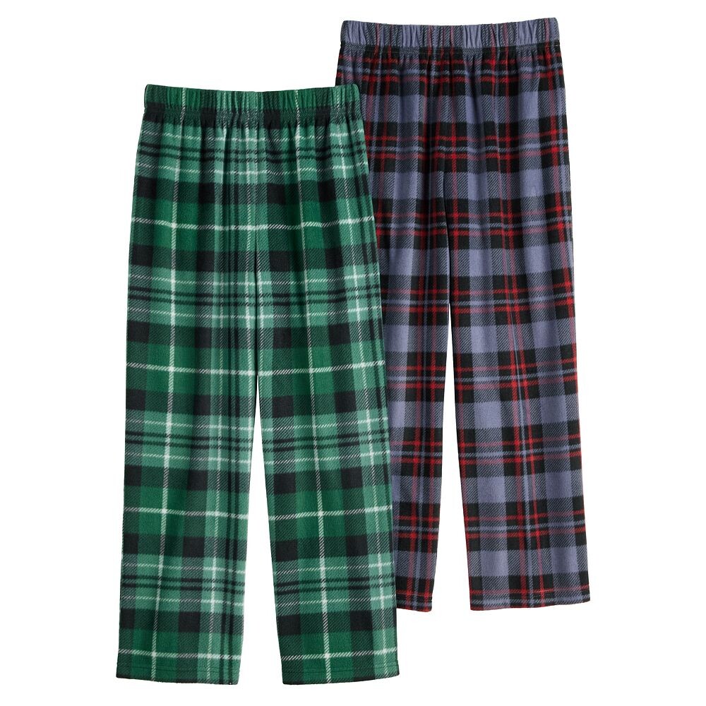 

Комплект из 2 штанов для сна Cuddl Duds для мальчиков 6–16 лет, цвет Plaids
