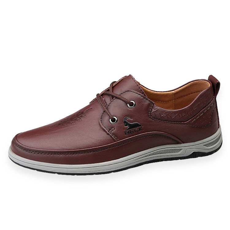 Туфли мужские Men"s Casual Men Low-Top Beck, темно-коричневый — фото 2