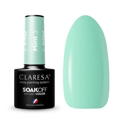 

УФ-лак для ногтей Claresa Mint, 5 мл — упаковка из 3 шт.