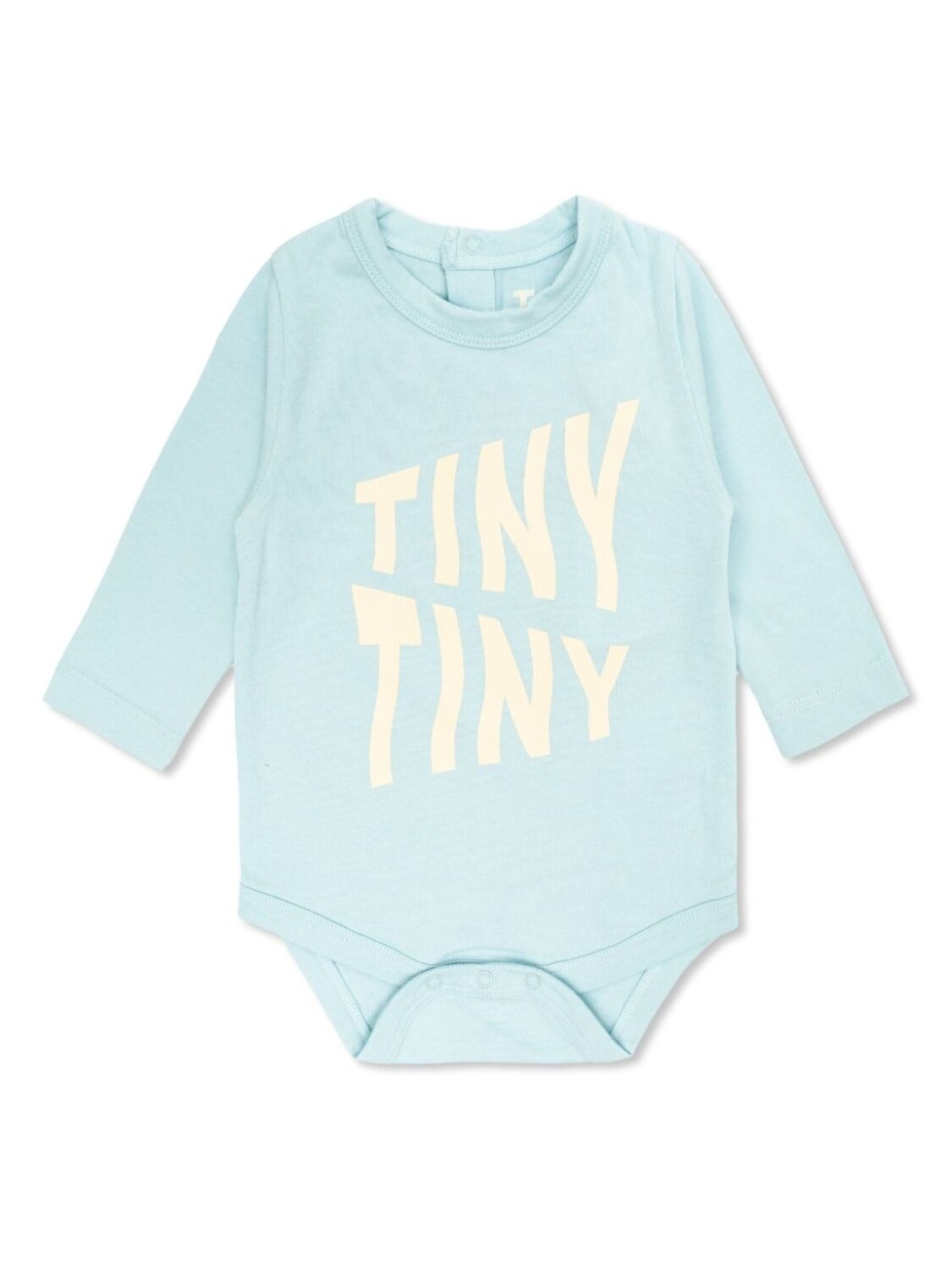 

Боди из хлопка с логотипом Tiny Cottons, синий