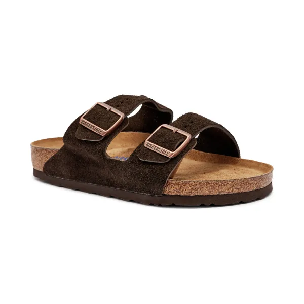 

Кожаные тапочки «Аризона» Birkenstock, коричневый