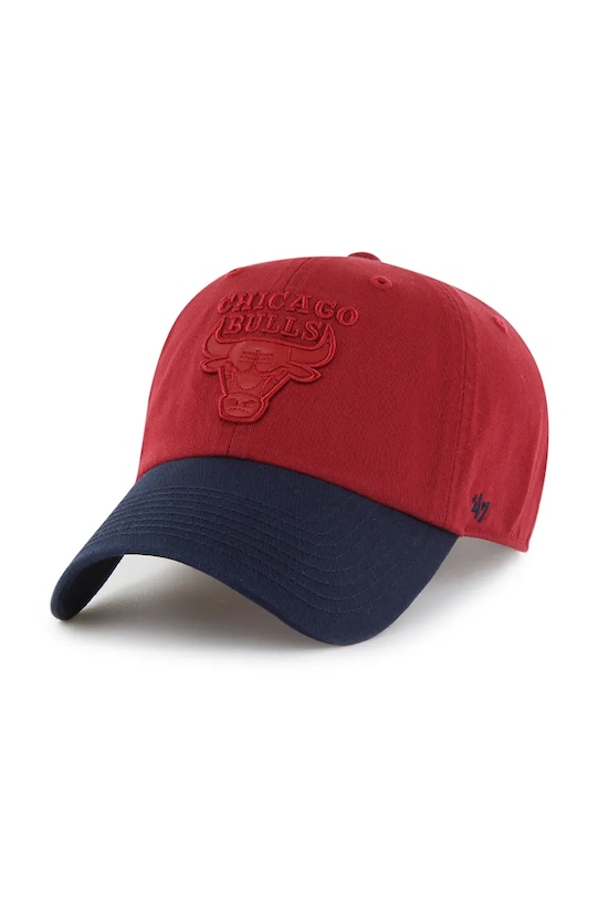 

Бейсболка с козырьком хлопковая NBA Chicago Bulls '47 x Tommy Hilfiger 47 Brand, красный