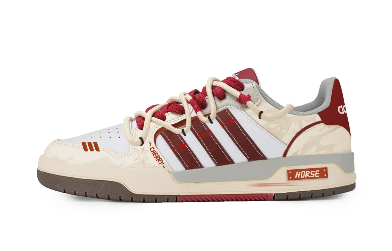 

Entrap Cherry Bomb, кроссовки для скейтбординга с полной амортизацией, устойчивые к истиранию, низкие, унисекс Adidas Neo, красный белый