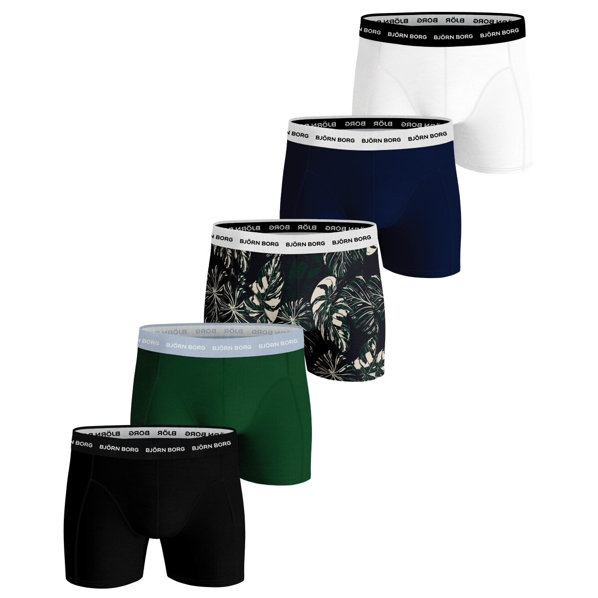 

Боксеры Björn Borg Boxershorts Essential Boxer 5 шт, разноцветный