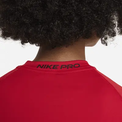 Топ Nike Pro, цвет University Red/Black — фото 4