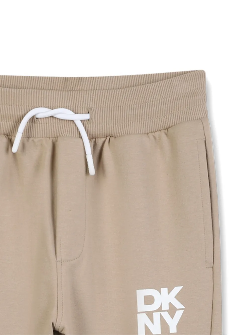Спортивные брюки с логотипом Dkny Kids, нейтральный — фото 3