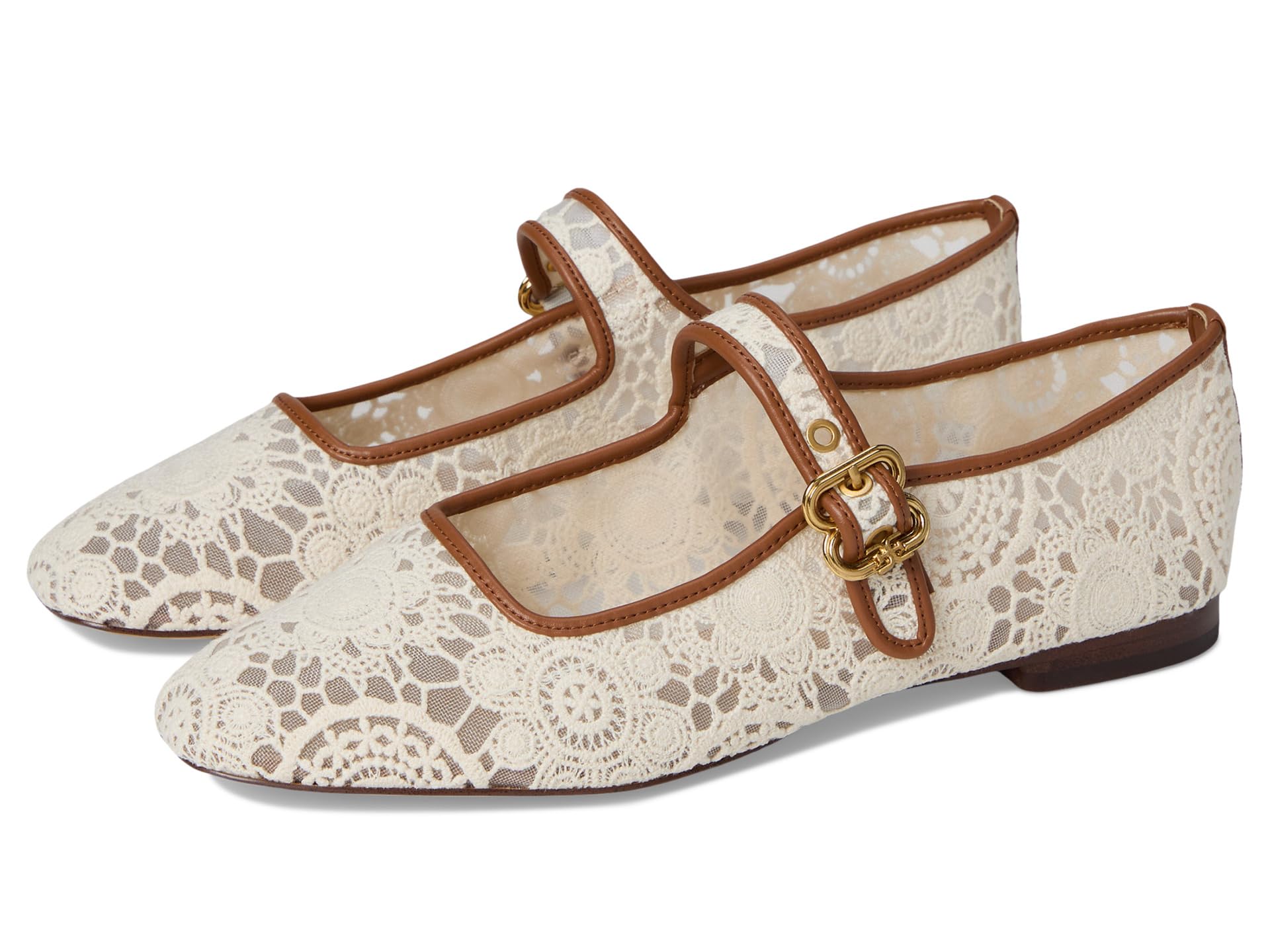 Балетки Sam Edelman Michaela Mesh 2, Natural Floral Crochet