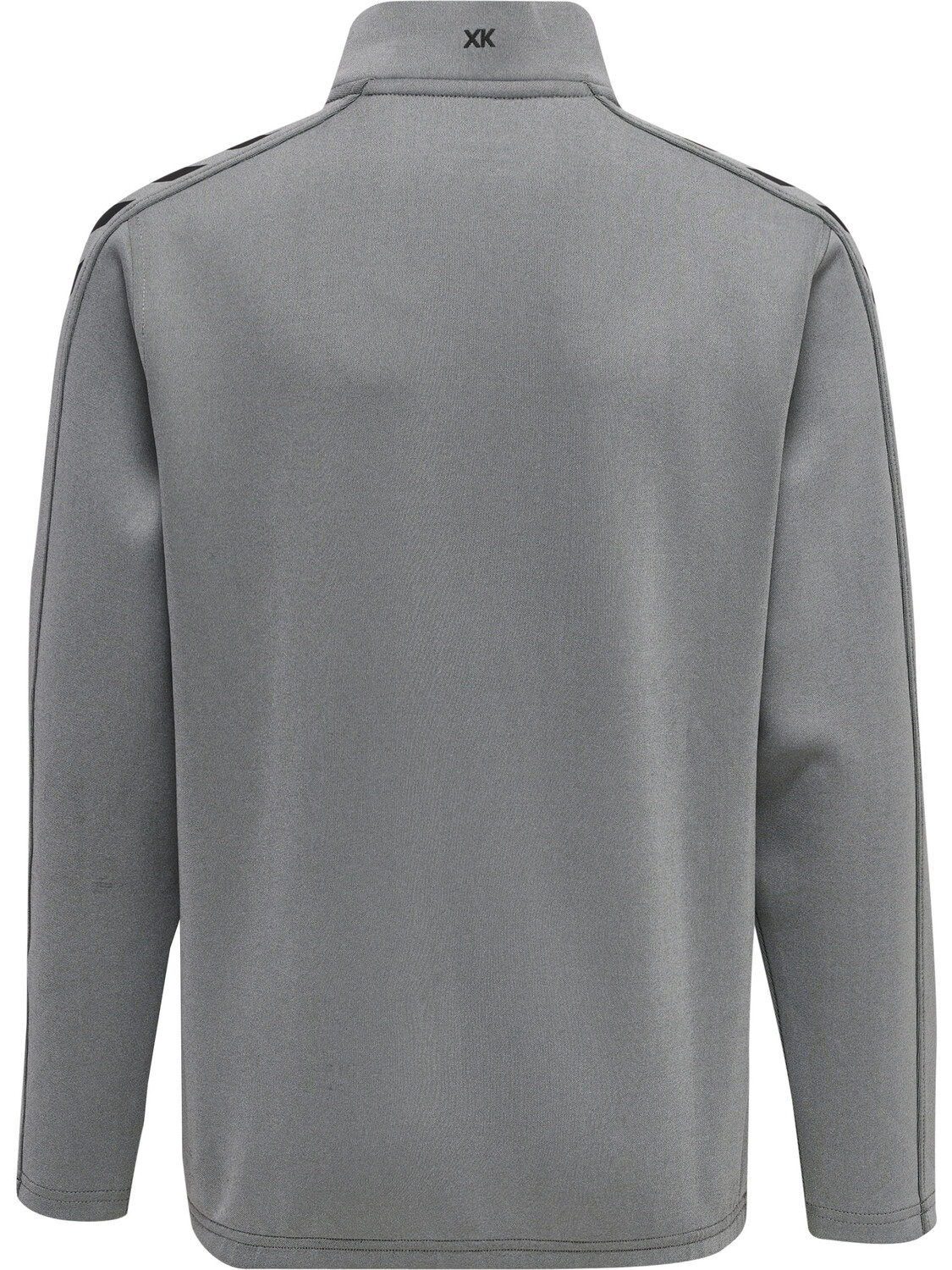 Толстовка Hummel Mit Kurzem Reißverschluss Hmlcore Xk Half Zip Poly Sweat Kids, серый меланж — фото 2