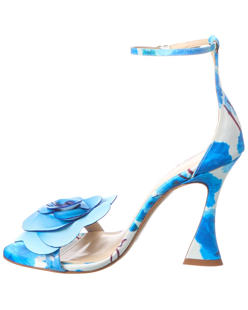 Alexandre Birman Dahlia 100 Satin Sandal, синий — фото 2