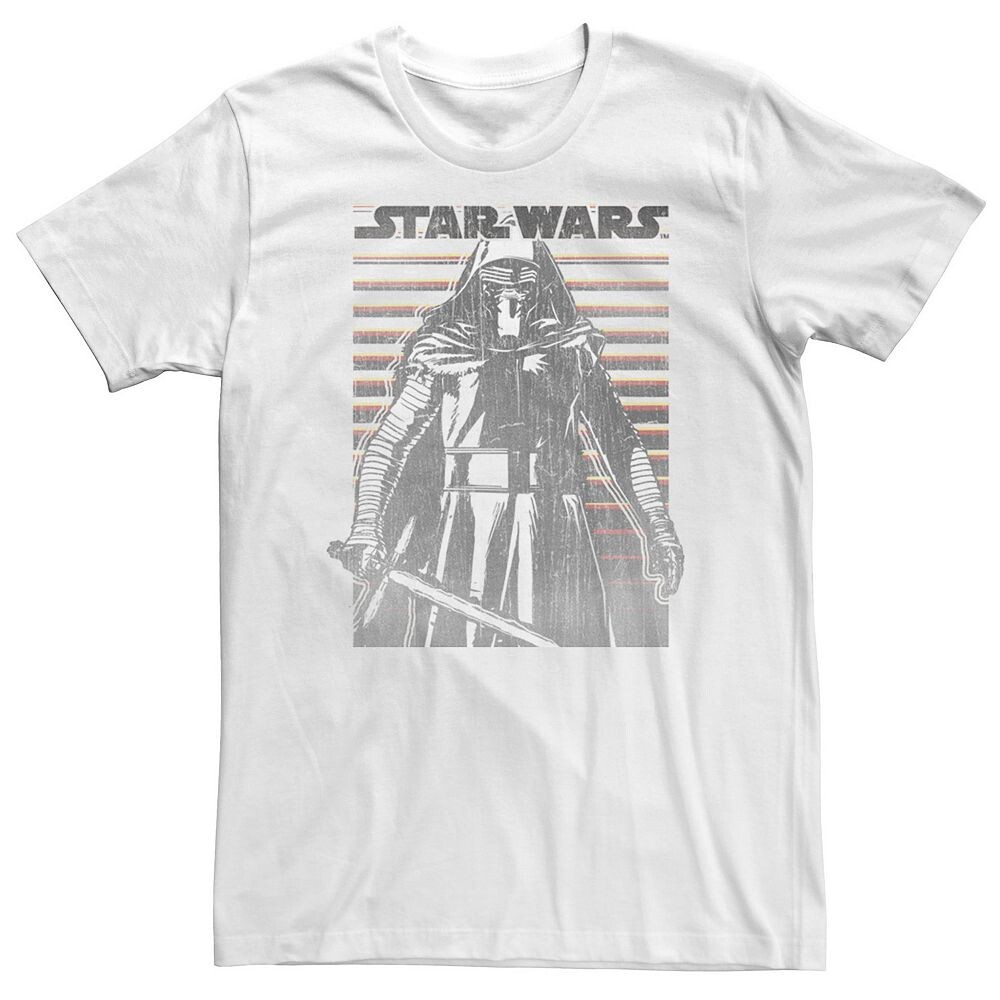 

Одна футболка с потертостями Big & Tall Star Wars, белый