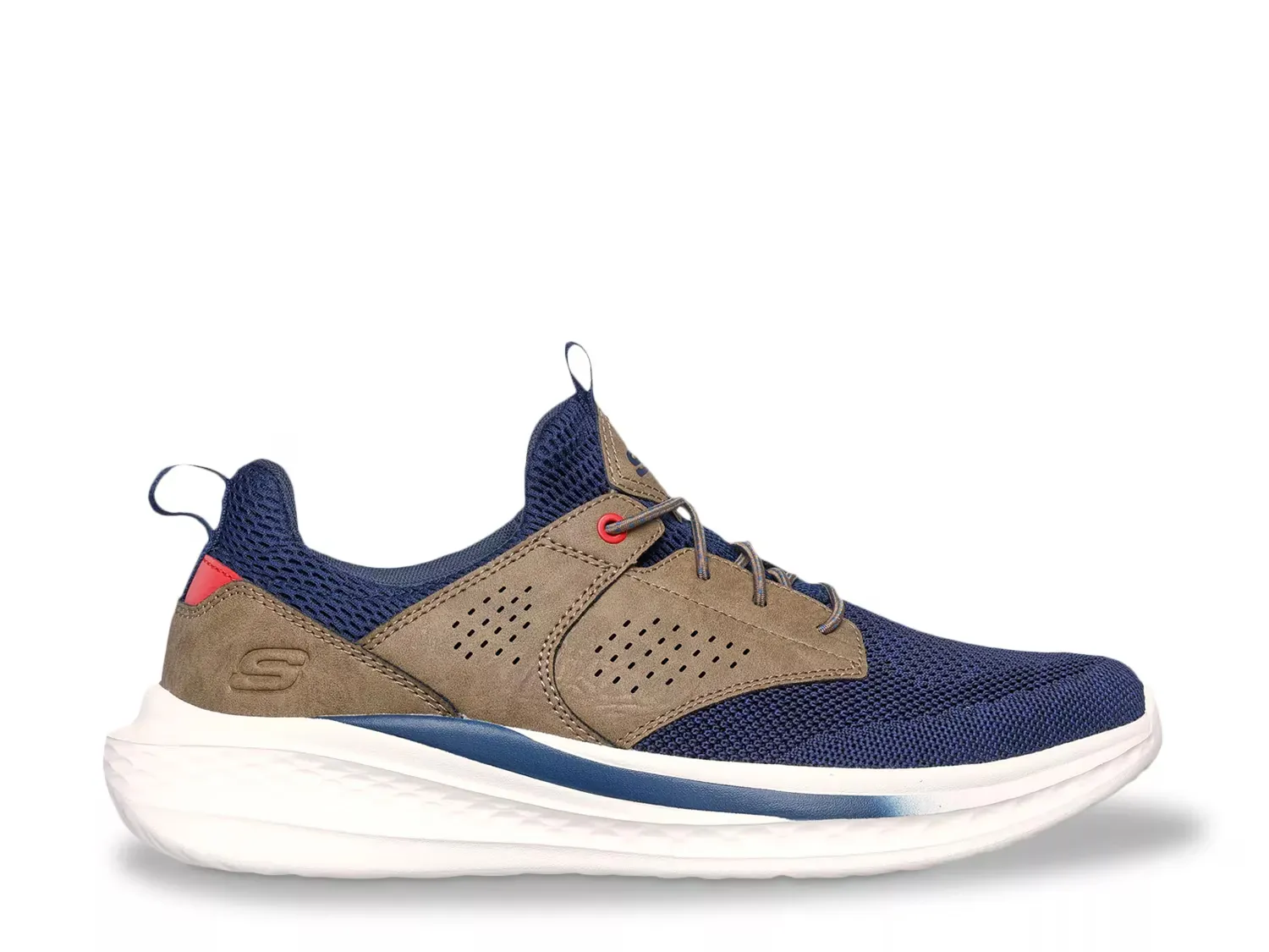 Slade Breyer Кроссовки - мужские Skechers, Navy/Beige — фото 3