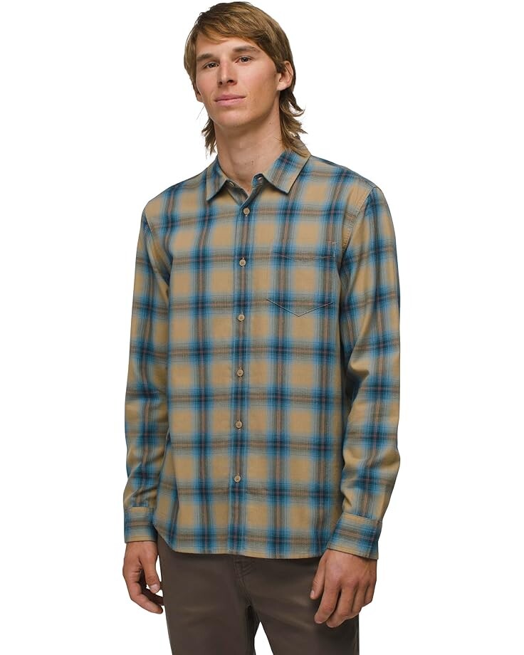 

Рубашка Prana Los Feliz Flannel Shirt, цвет Nomad