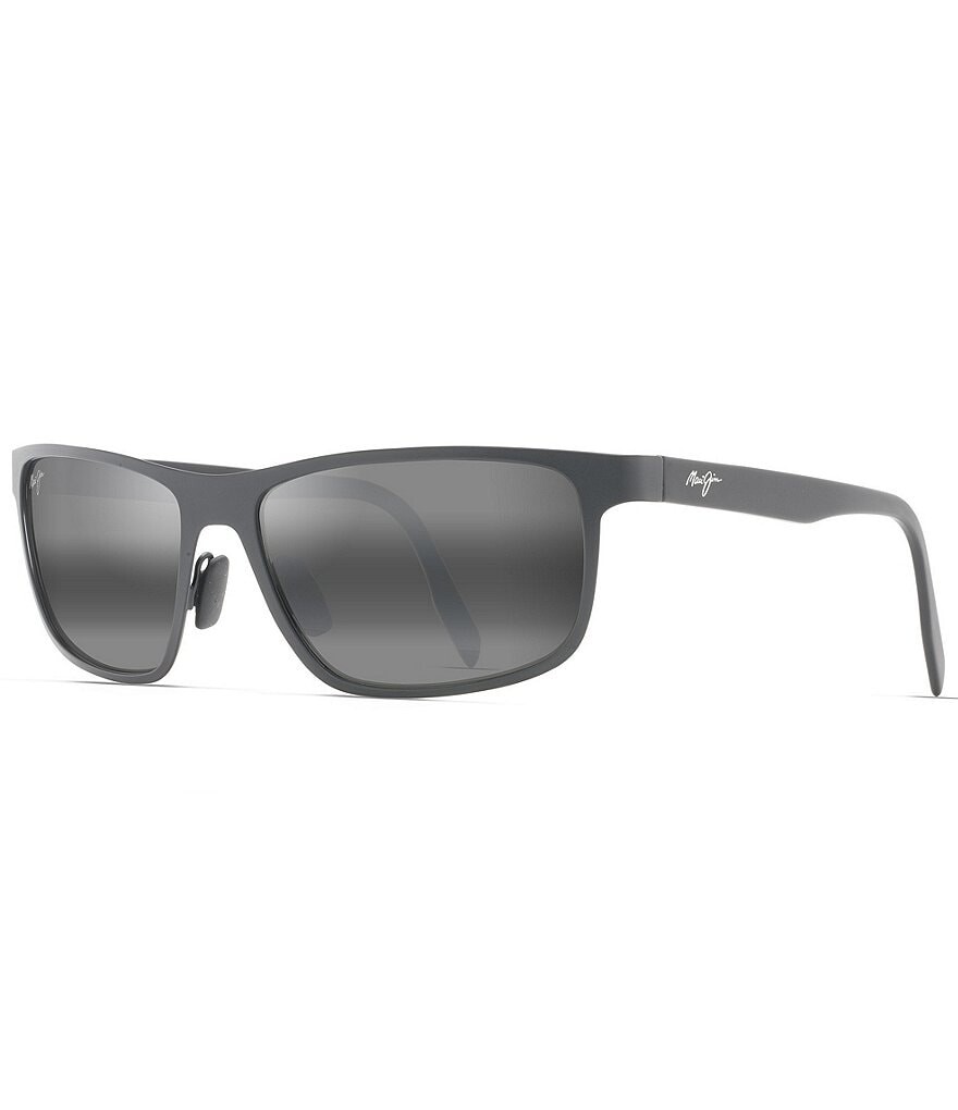 

Мужские прямоугольные солнцезащитные очки Maui Jim Anemone PolarizedPlus2 60 мм, черный