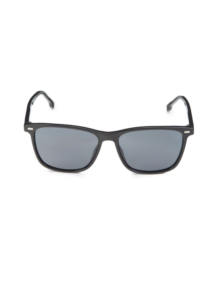 

Прямоугольные солнцезащитные очки 56MM Boss, серый