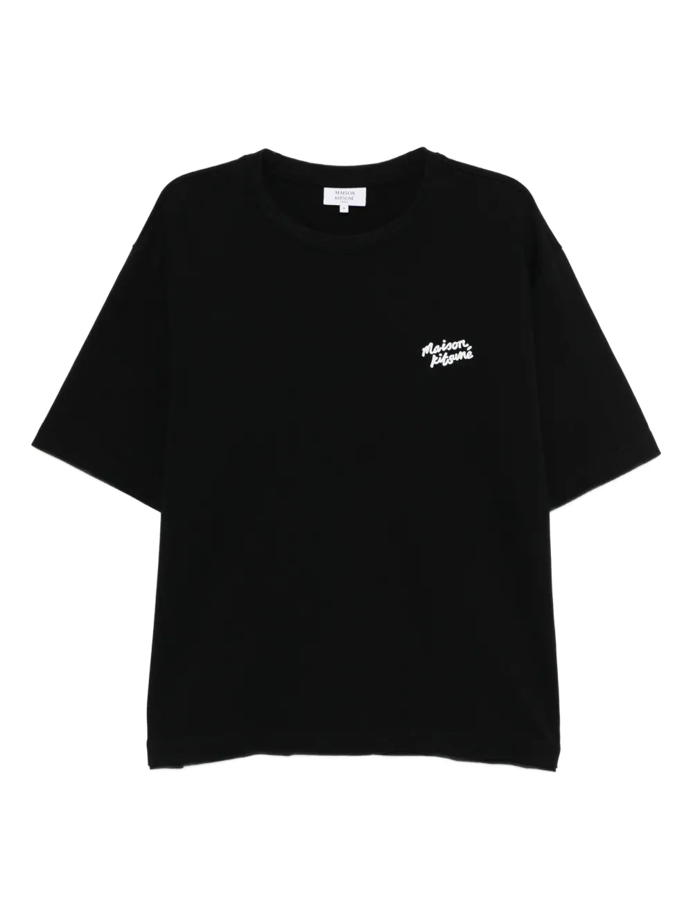 

Футболка с принтом Maison Kitsuné, черный