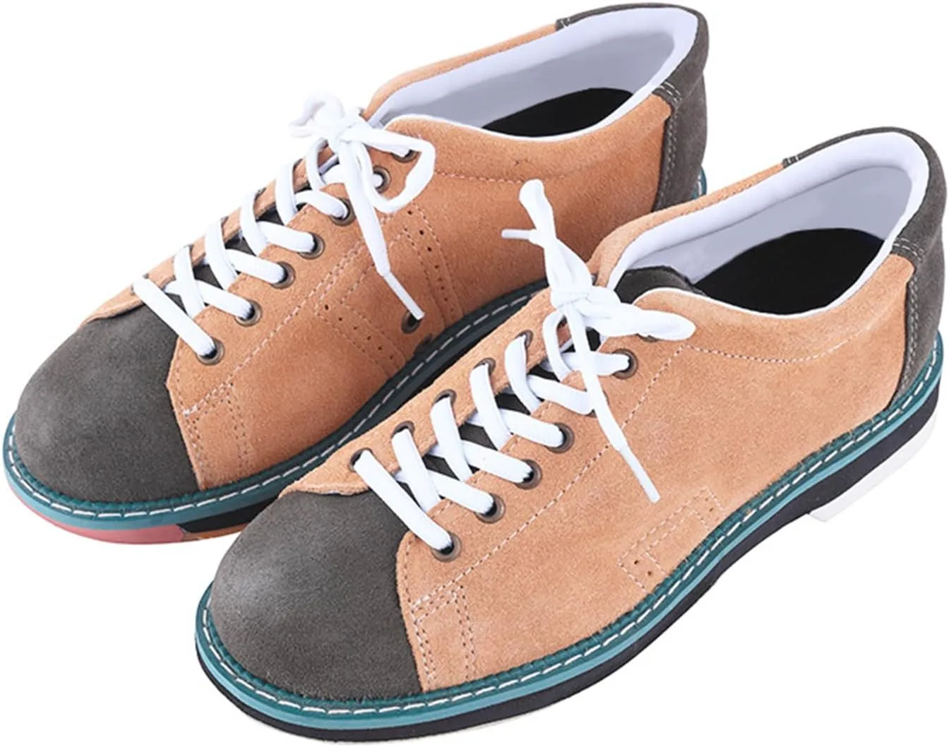 

DHAEY Мужские и женские боулинговые кроссовки, легкие, дышащие, нескользящие, для тренировок, классического стиля, для начинающих (Цвет: верблюжий, Размер: 8,5 женский/7 мужской)