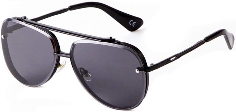 

Солнцезащитные очки с градиентными линзами для мужчин, ретро-очки для вождения, женские солнцезащитные очки с металлическим двойным мостиком, мужские очки с защитой от УФ-излучения UV400 generic, C1