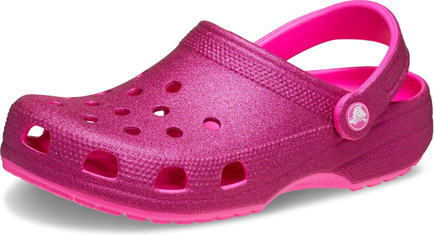 

Унисекс сабо Crocs Classic с блестками, розовый