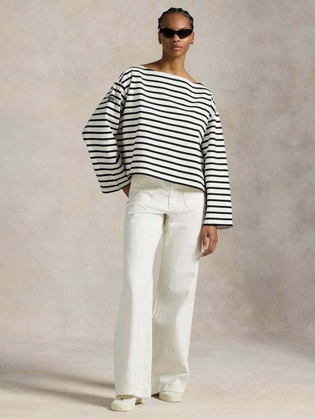 

Джинсы Polo Denim с широкими штанинами в морском стиле Ralph Lauren, Luizia Wash