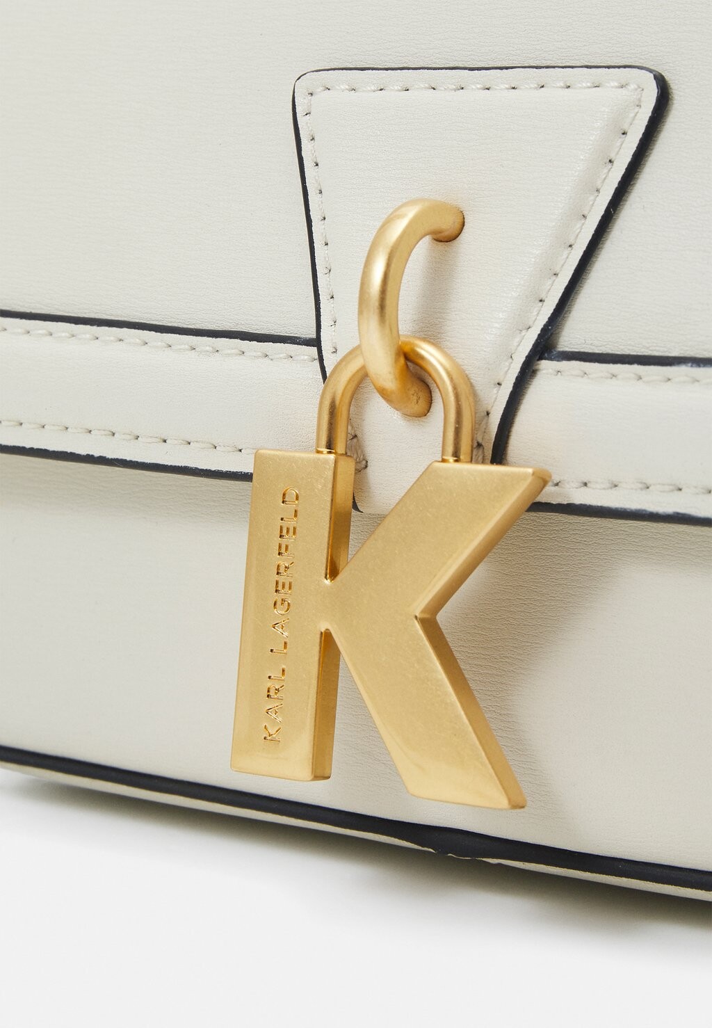 

Сумочка Lock Shoulderbag KARL LAGERFELD, кремовый