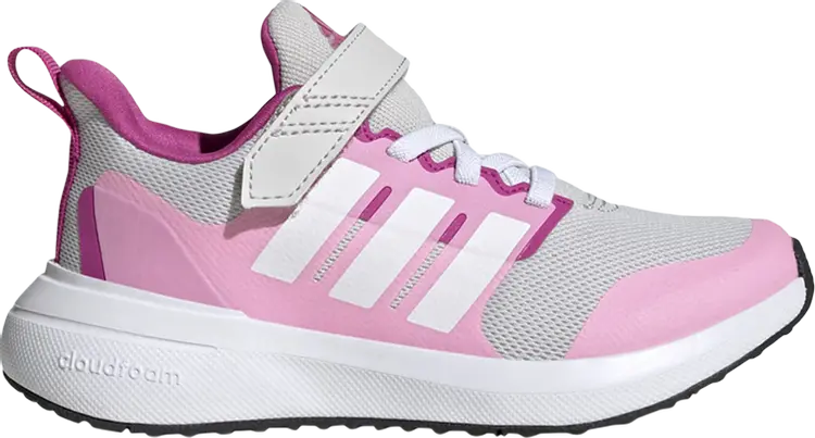 

Кроссовки FortaRun 2.0 EL Little Kid 'Grey Beam Pink', серый