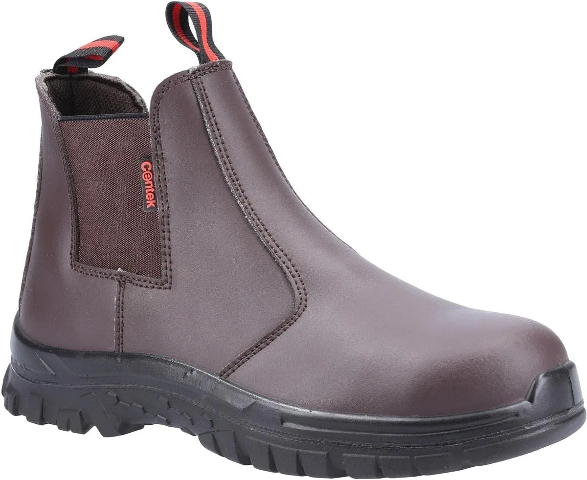 Детские ботинки Centek FS319 S1, кожаные, унисекс, для взрослых, Brown — фото 4
