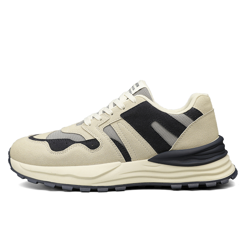 

RENBEN Нескользящие износостойкие низкие повседневные туфли мужские цвета хаки и черные