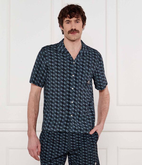 

Футболка залива Regular fit Moose Knuckles, синий
