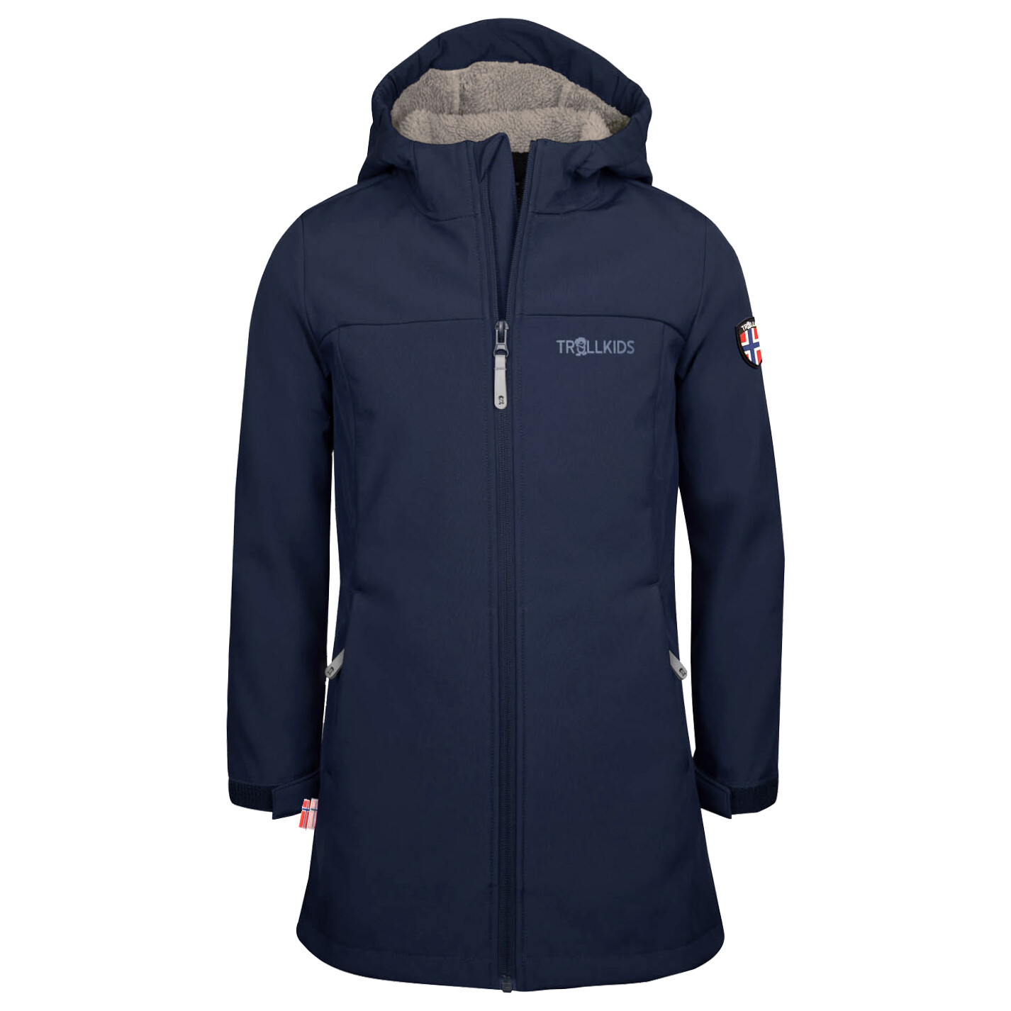 

Куртка из софтшелла Trollkids Girl's Kristiansand Coat, темно синий