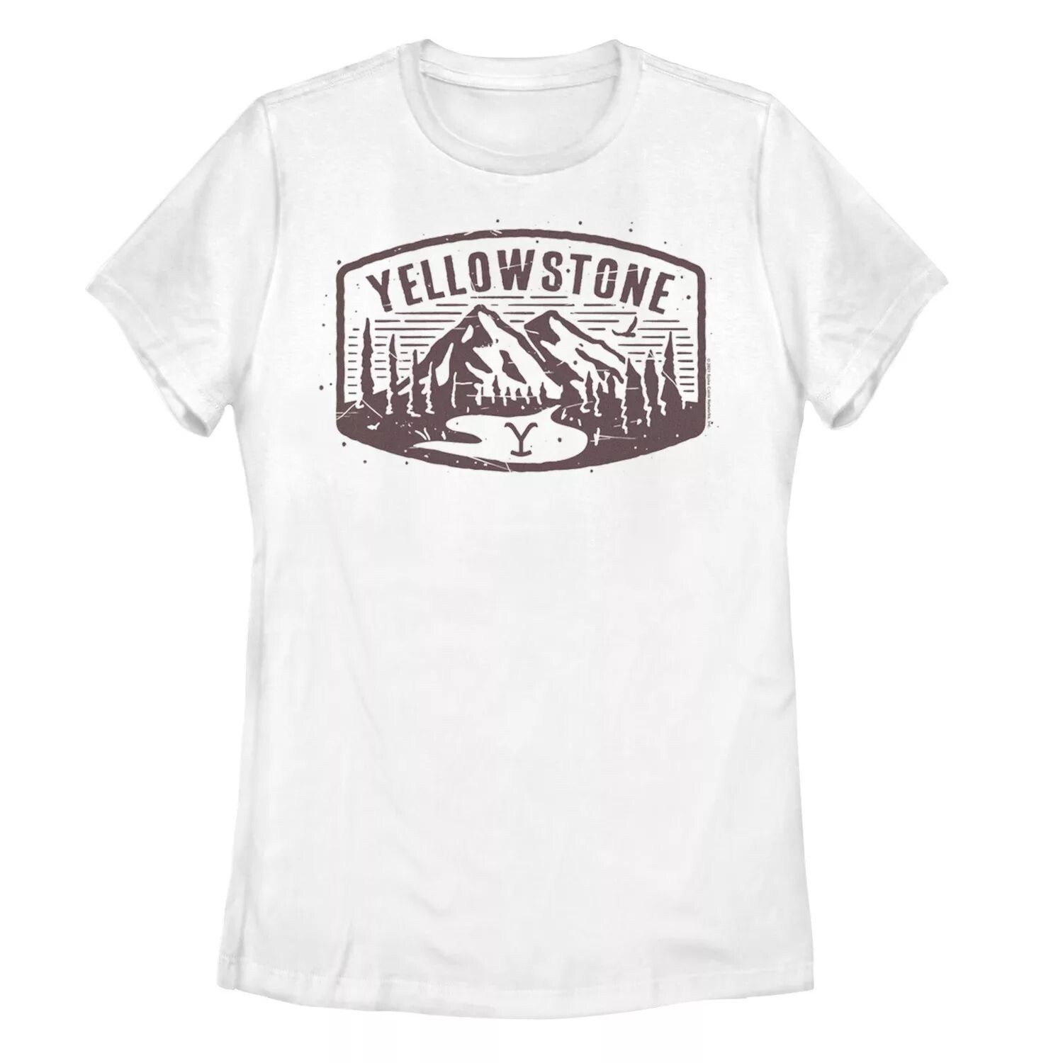 

Футболка с графическим логотипом и логотипом бренда Yellowstone Mountains для юниоров Licensed Character