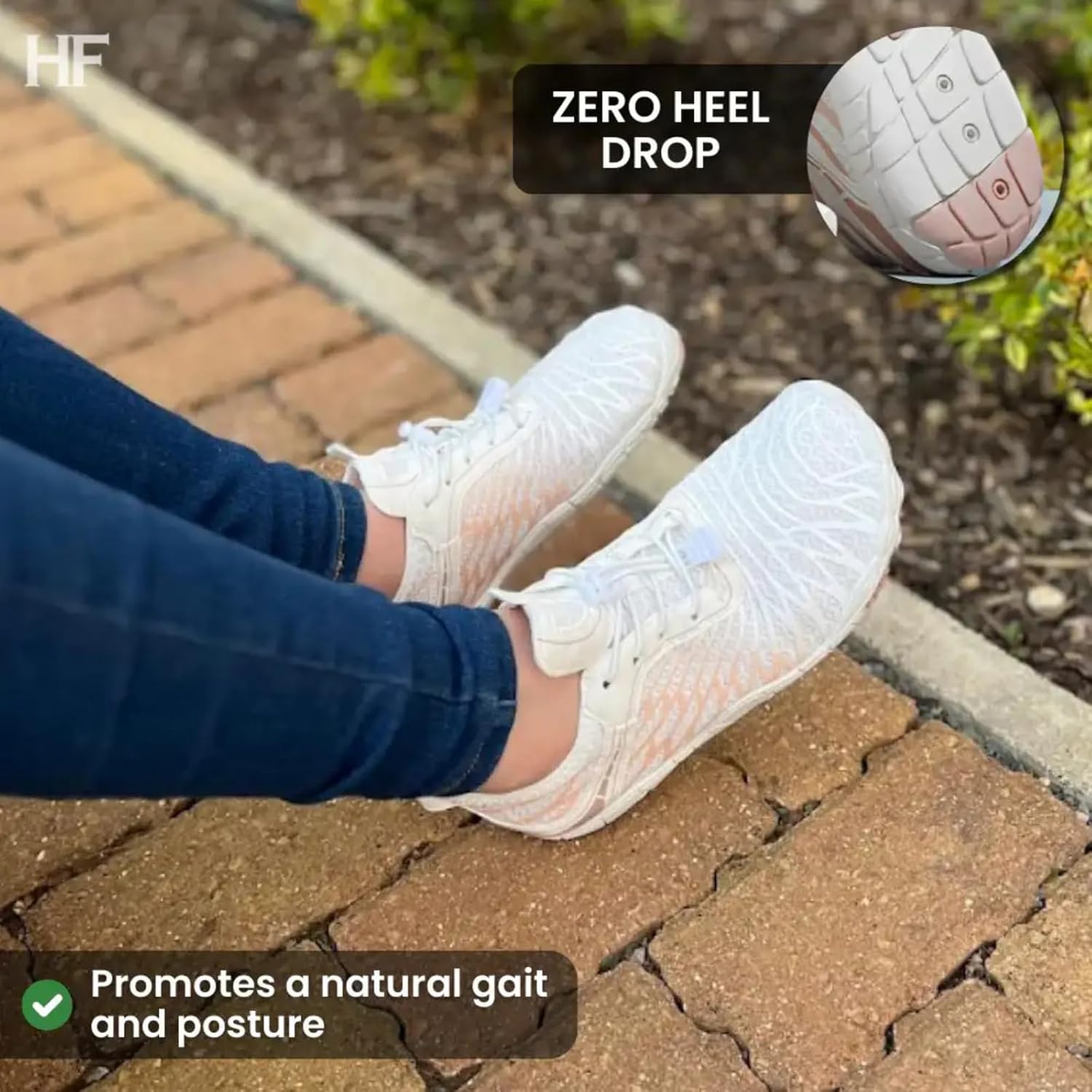 Детская обувь для походов Hike Footwear HF Barefoot - гибкие, легкие, с нулевым перепадом хода кроссовки для ходьбы и бега, минималистичные кроссовки для мальчиков и девочек, широкая посадка, быстро сохнущие, для спорта и повседневной носки, роз... — фото 3