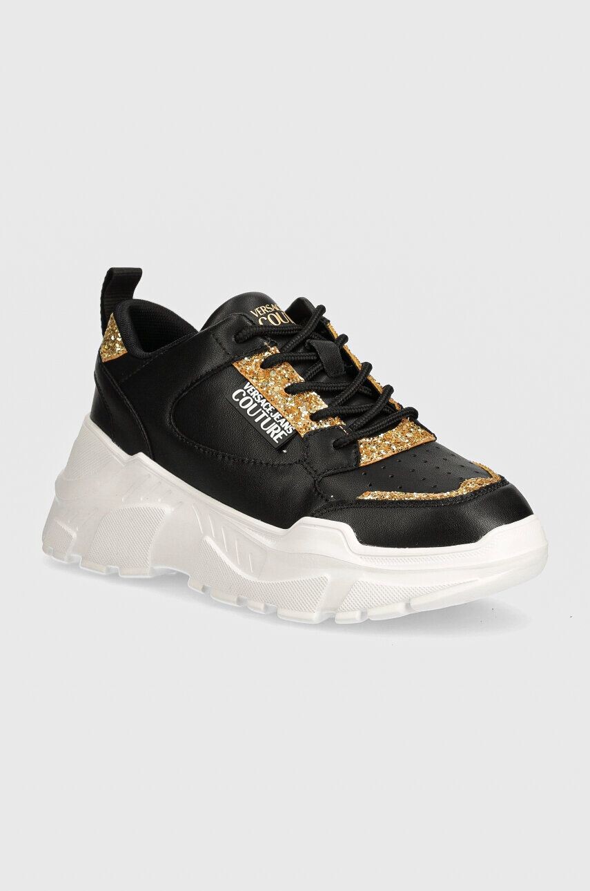 Кроссовки Versace Jeans Couture Speedtrack, черный — фото 2