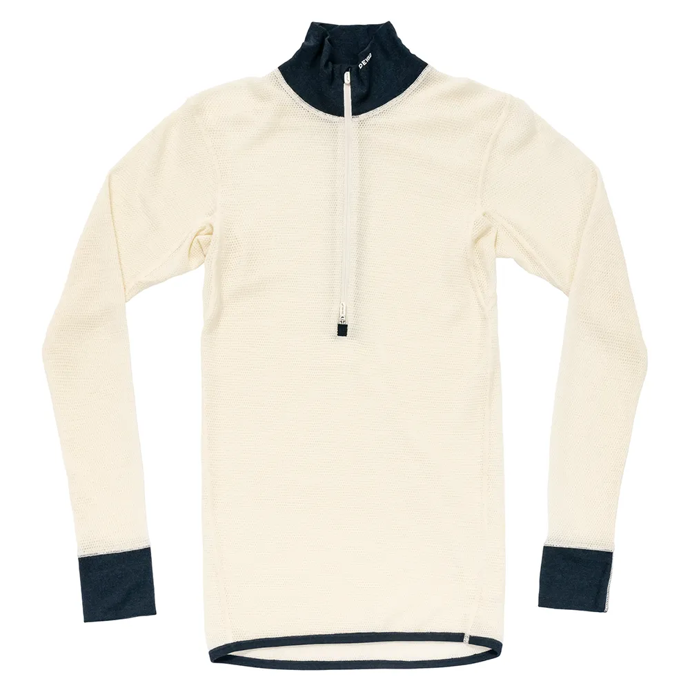 

Футболка с длинным рукавом DEVOLD OF NORWAY Wool Mesh 190 half zip, бежевый
