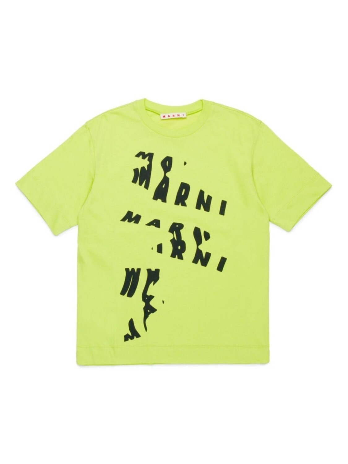 

Marni Kids футболка из хлопка с логотипом, зеленый