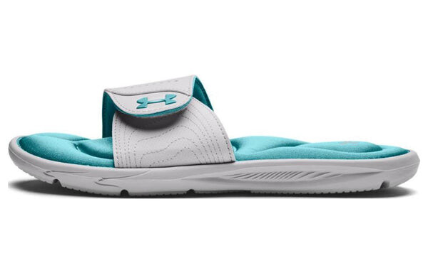 Тапочки ignite 9 slide 'halo grey cosmos' Under Armour, серый — фото 2