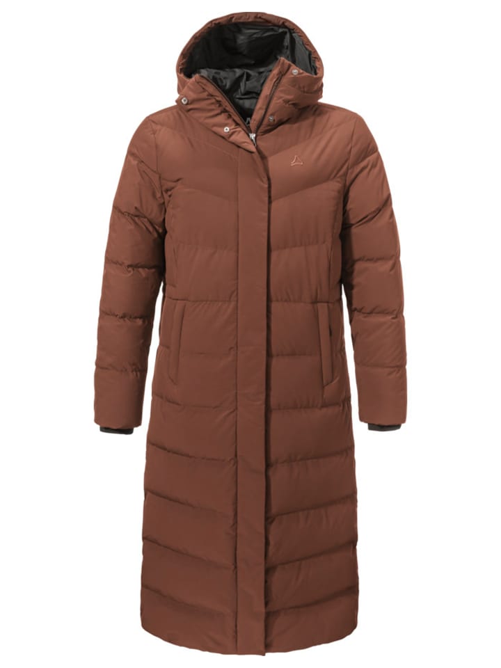 

Schöffel Пальто "Down Coat Style Vindave WMS" шоколадного цвета