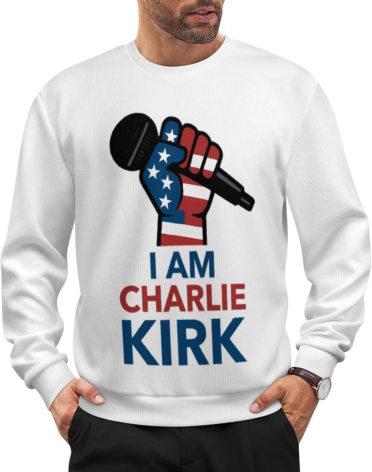 

Свитер Charlie Kirk Unisex CONGIRLBOON