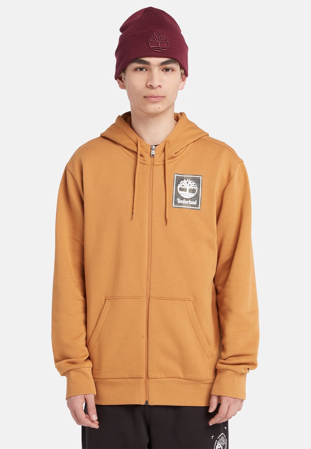 

Толстовка на молнии PLAID FULL ZIP Timberland, апельсин